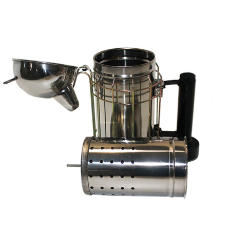 Dymák nerezový s držiakom elektrický