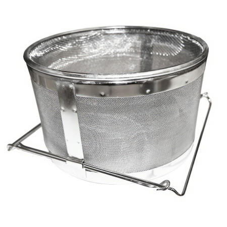 Cedník vysoký nerezový 25cm s úchytmi