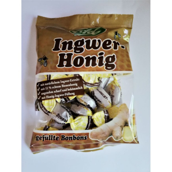 Cukríky zázvorovo- medové, plnené 100g