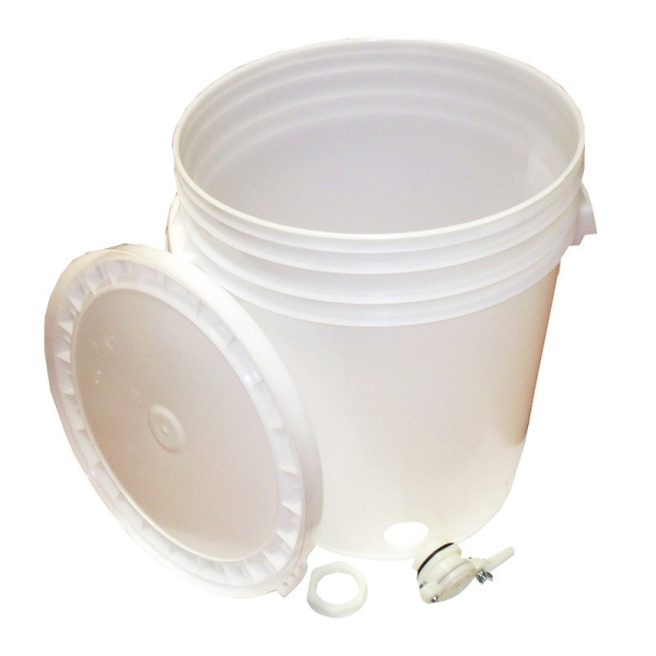 Plastová plnička pohárov 35L, s vekom