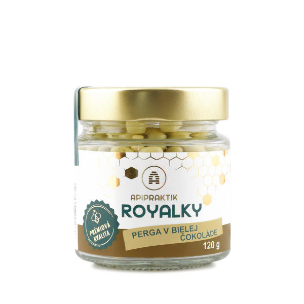 Biele ROYALKY 120g sklo