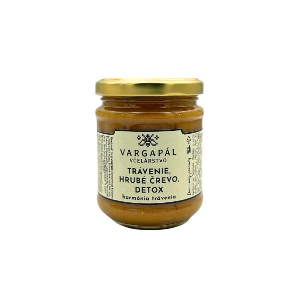 Med s bylinkami a hubami - TRÁVENIE, HRUBÉ ČREVO, DETOX 260g