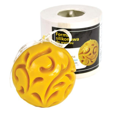 Forma silikón -Guľa s ornamentom