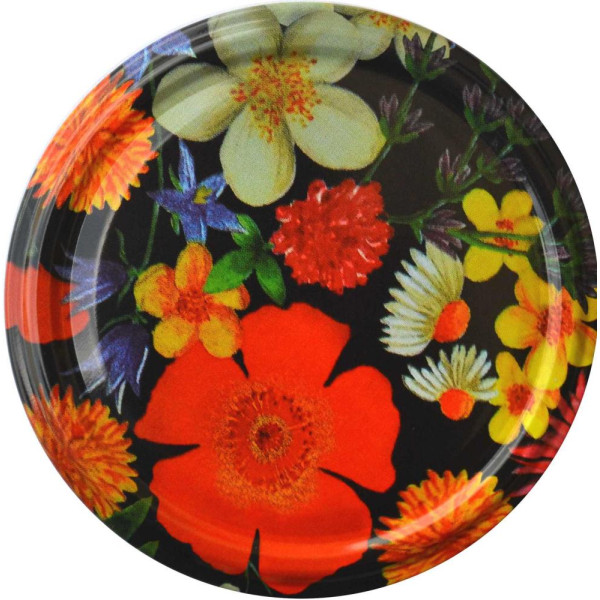 Viečko 82mm, motív lúčne kvety