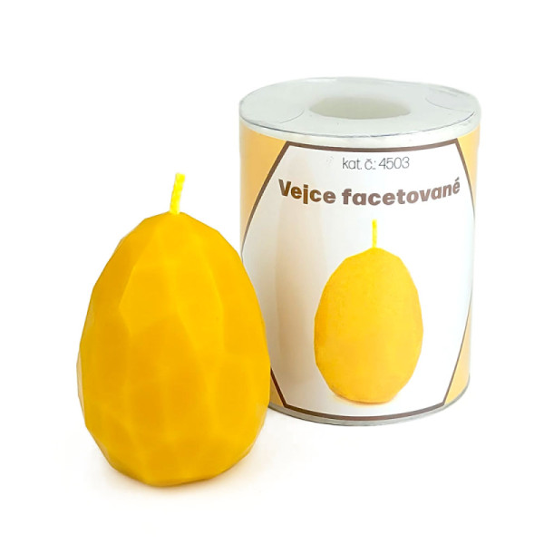 Forma silikón - vajíčko facetované 7 cm