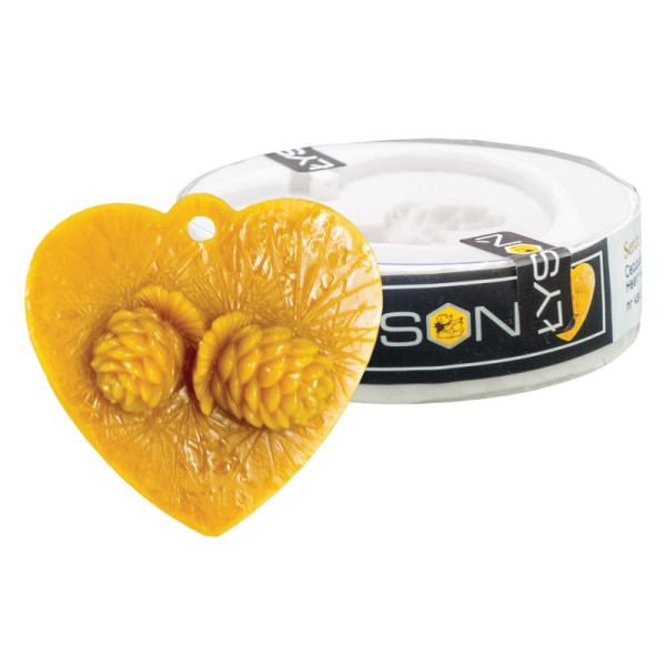 Forma silikón - srdce so šiškami na zavesenie