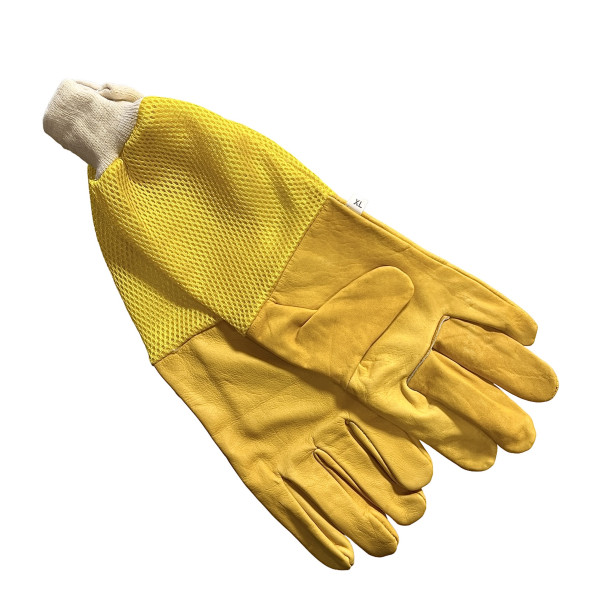 Rukavice 2XL - premium odvetrané žlté