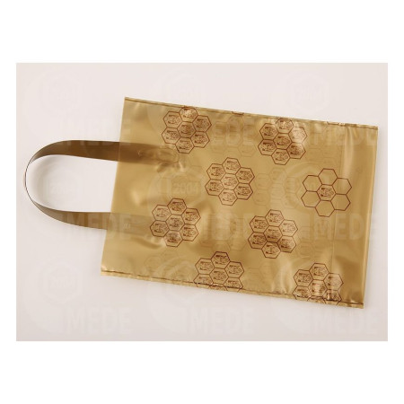 Taška darčeková na 1kg medu-zlatá