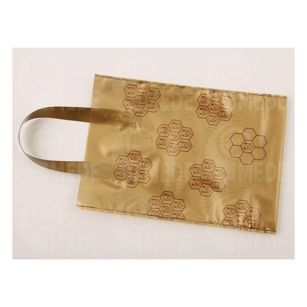 Taška darčeková na 1kg medu-zlatá