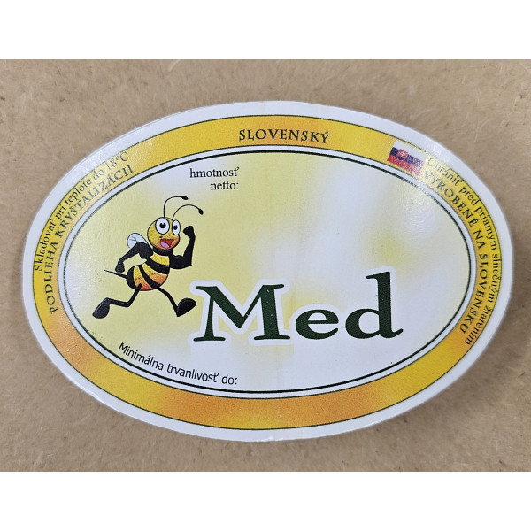 Samolepiace etikety-oválne 100ks,FM14