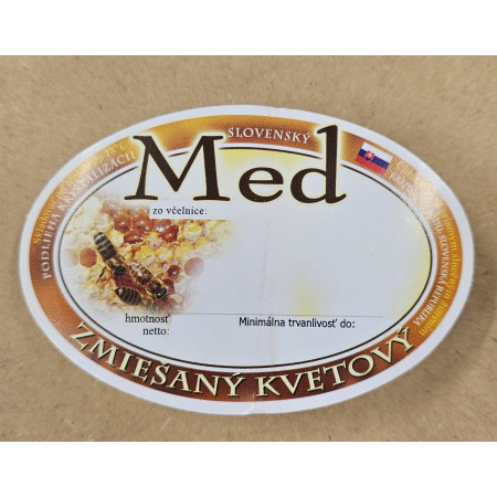 Samolepiace etikety-oválne 100ks, FM02