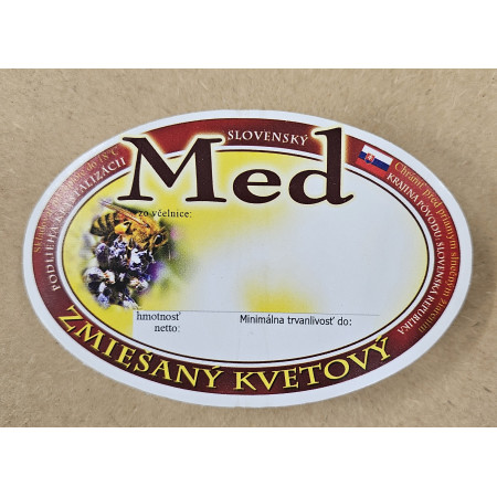 Samolepiace etikety-oválne 100ks, FM01