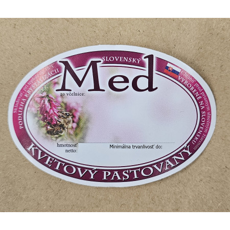 Samolepiace etikety-oválne 100ks, FM04