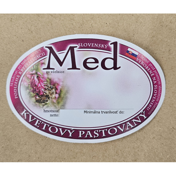 Samolepiace etikety-oválne 100ks, FM04