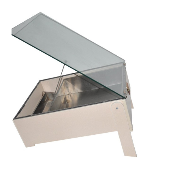 Solárna voskotopka 3 rámiky - drevo-nerez