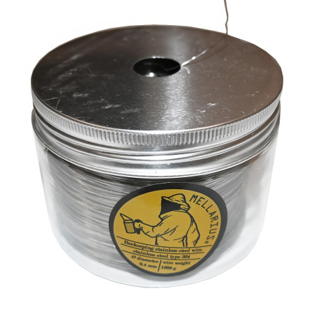 Včelársky drôt nerez 0,4mm - 1000g Mellarius- samoodvíjajúci