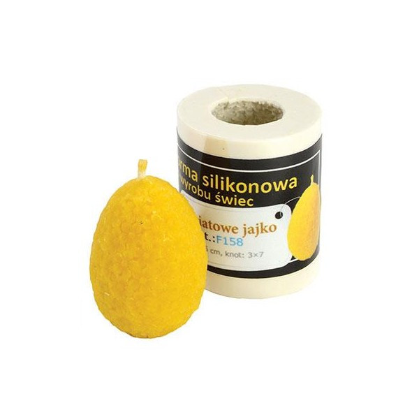 Forma silikón - Vajíčko s kvietkami malé