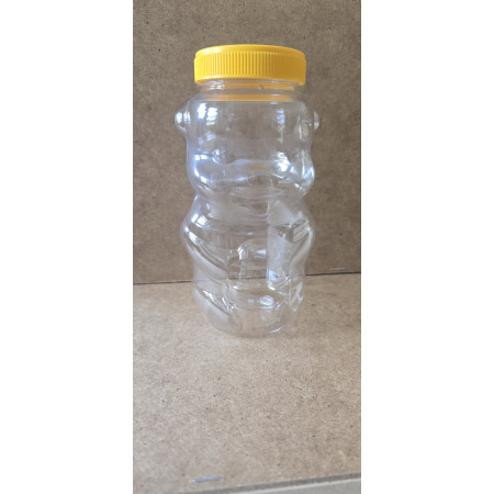 Obal na med medvedík s klobúkom na 1kg plast