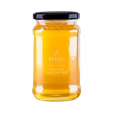 Kvetový med agátový 470g Apimel