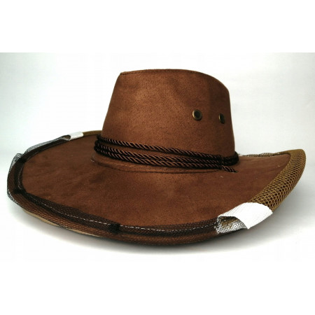 Včelársky klobúk koubojský so sieťovinou